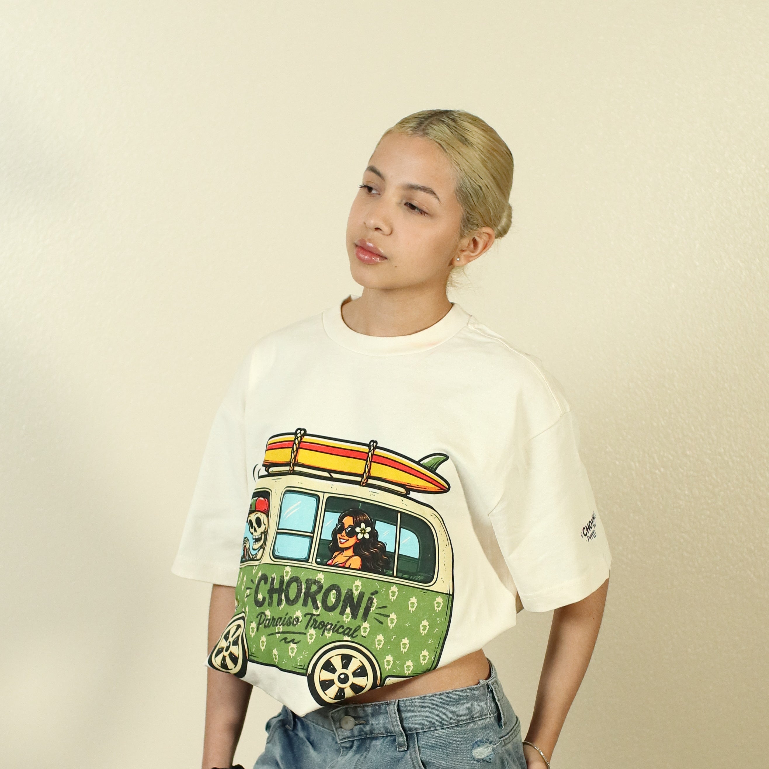 Choroní Tee – Cream (Unisex)